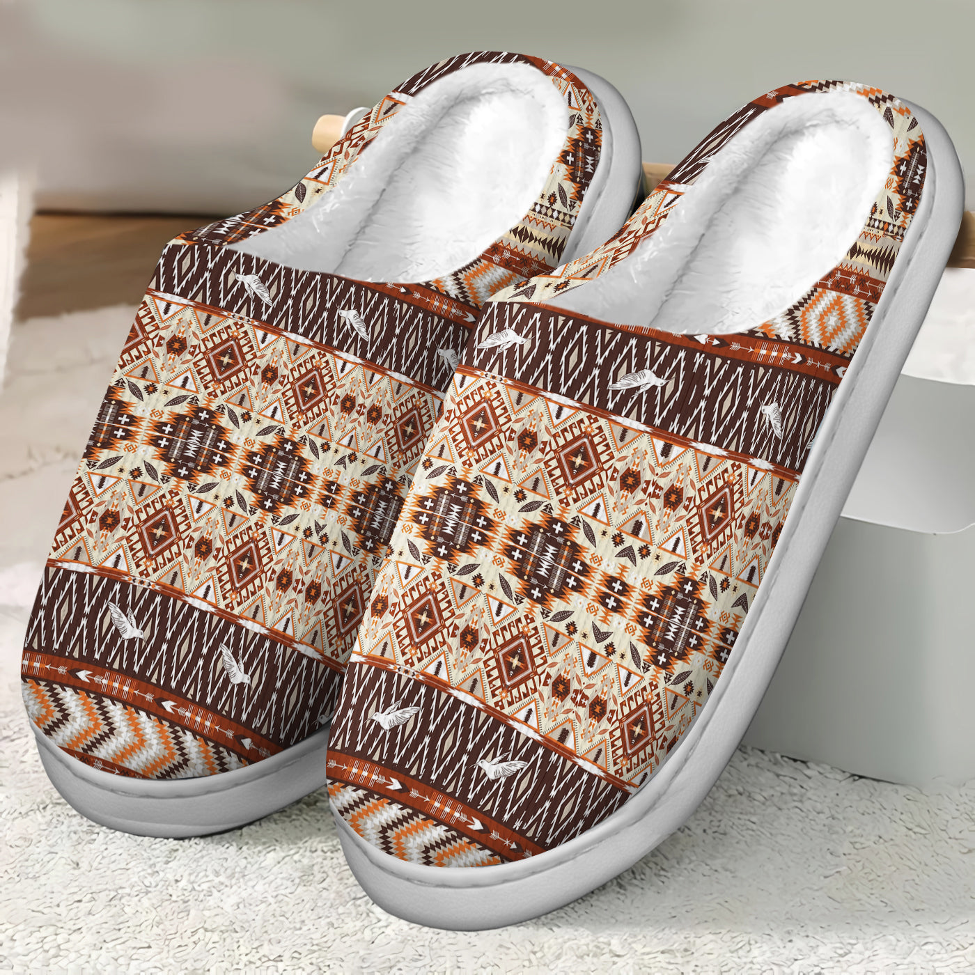 Plush Slippers 89086 – Native Heritage Store
