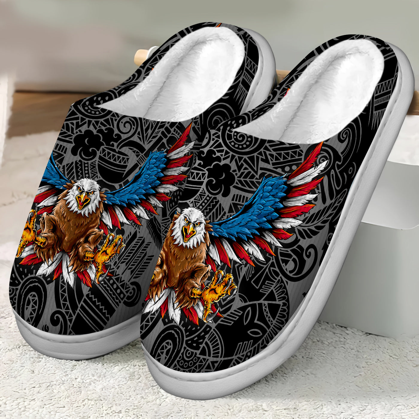 Plush Slippers 89113 – Native Heritage Store