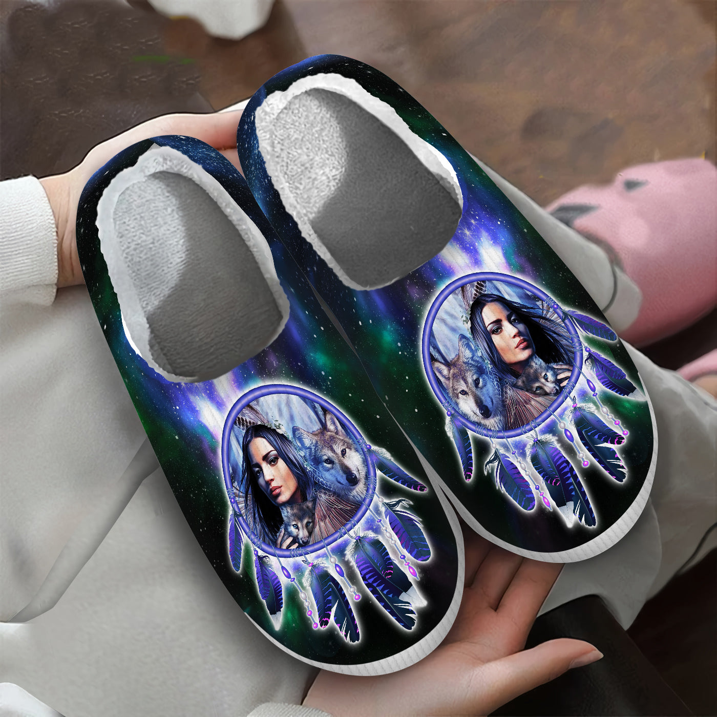 Plush Slippers 89006