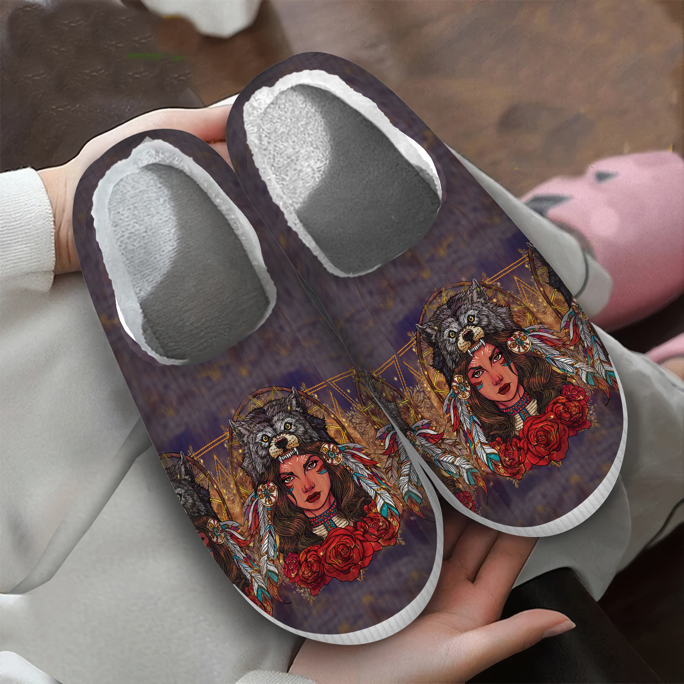 Plush Slippers 89080