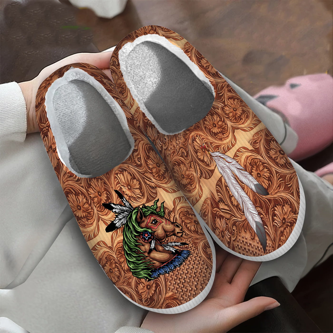 Plush Slippers 89085