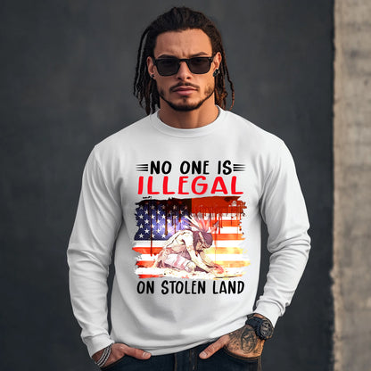 NO ONE IS ILLEGAL ON STOLEN LAND