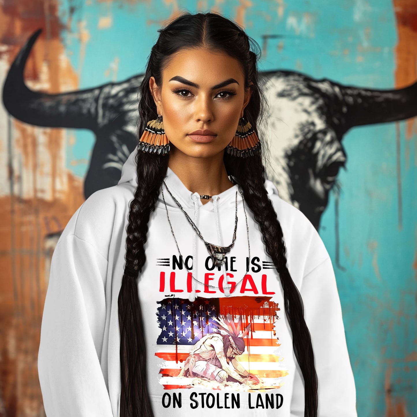 NO ONE IS ILLEGAL ON STOLEN LAND