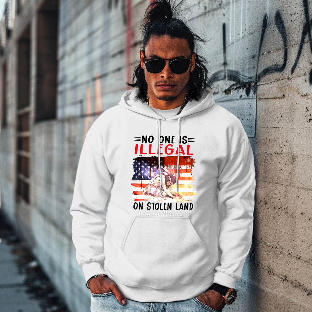 NO ONE IS ILLEGAL ON STOLEN LAND