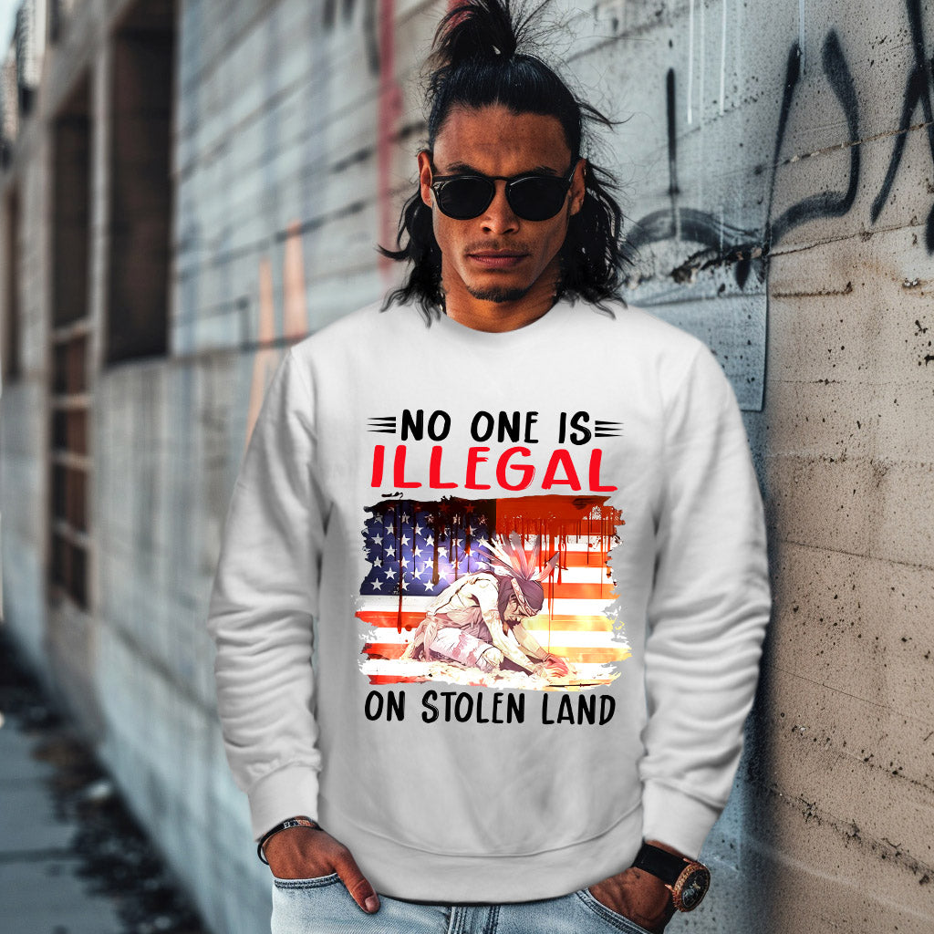 NO ONE IS ILLEGAL ON STOLEN LAND