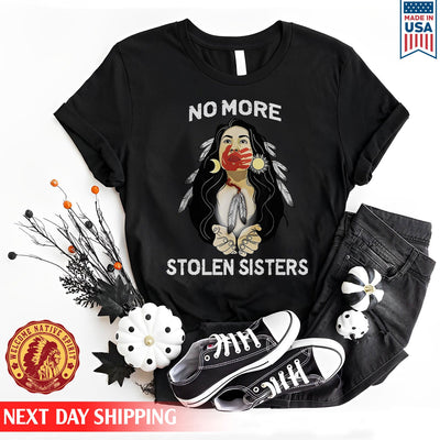 MMIW For My Sisters I Wear Red, No More Stolen Sisters, Woman Red Hand Unisex T-Shirt/Hoodie/Sweatshirt