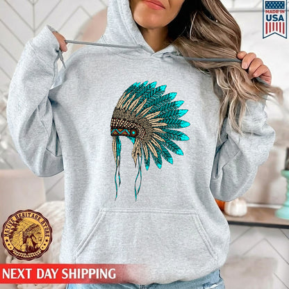 MMIW Awareness - Indigenous Blue Leather Hat Shirt 221