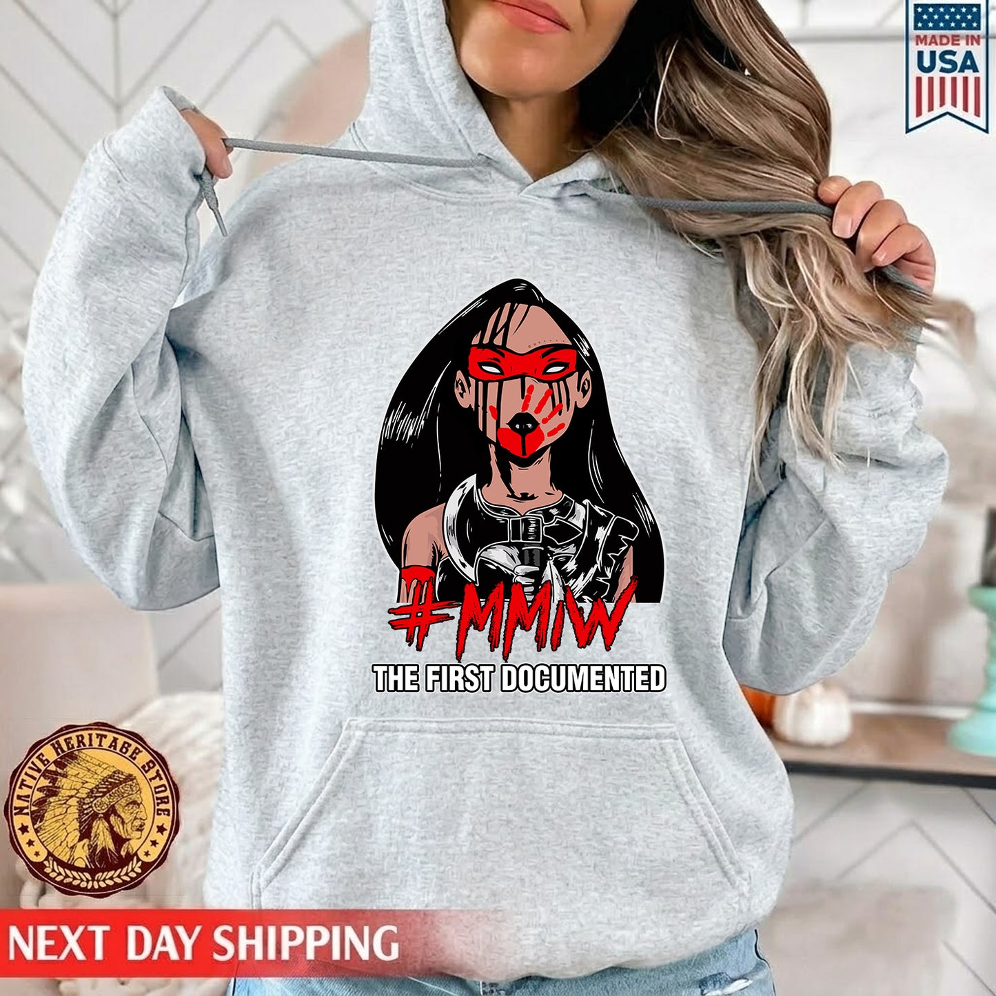 MMIW The First Documented Red Hand Indigenous Unisex T-Shirt/Hoodie/Sweatshirt