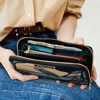 Spirit of the Heron Personalized Leather Bag