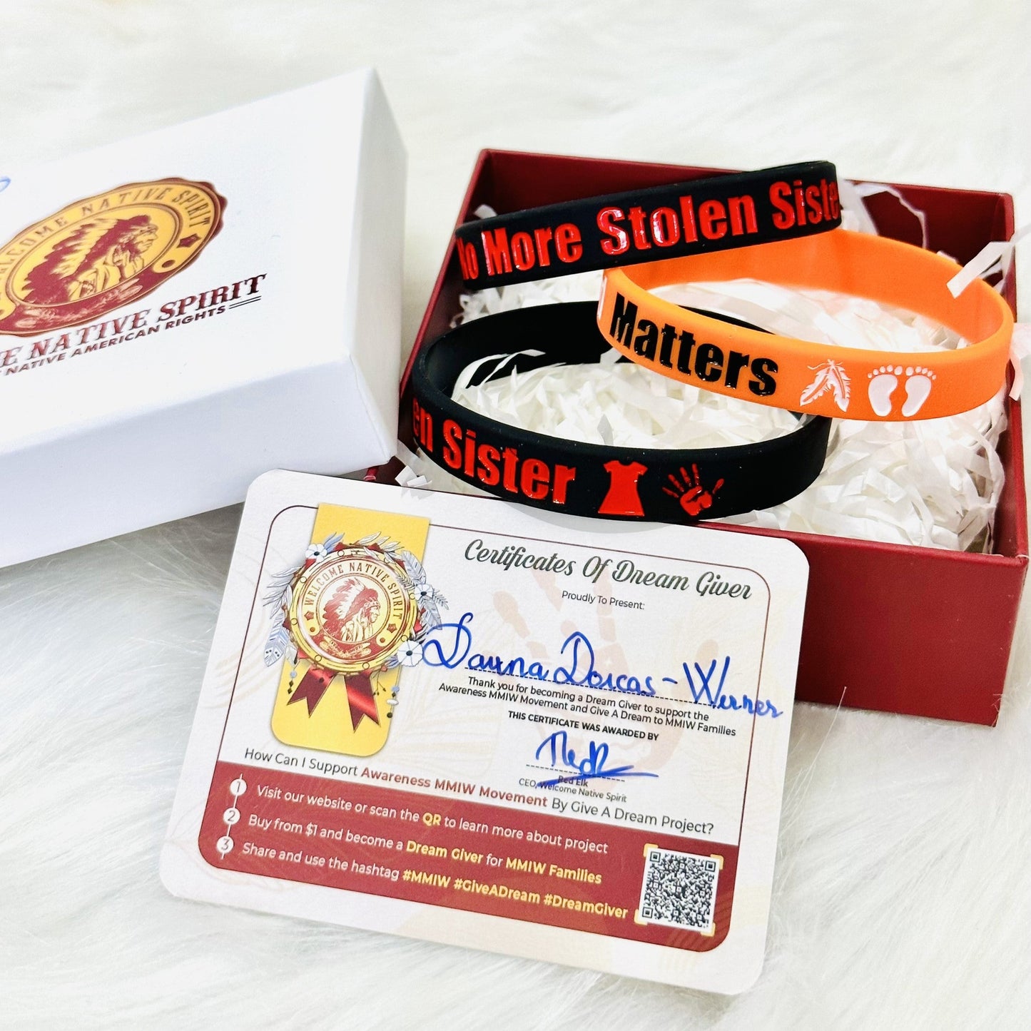 Every Child Matters Silicone Wristband - Debossed Color 001