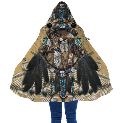 Wolf Native Pattern Cloak