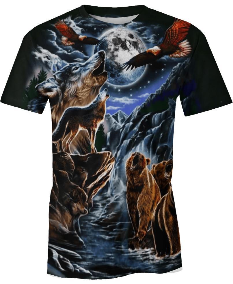 Native Animal 3D Hoodie - Native American Pride Shop