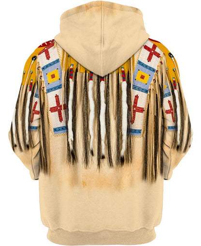 Native Wire Pattern 3D Hoodie - Native American Pride Shop