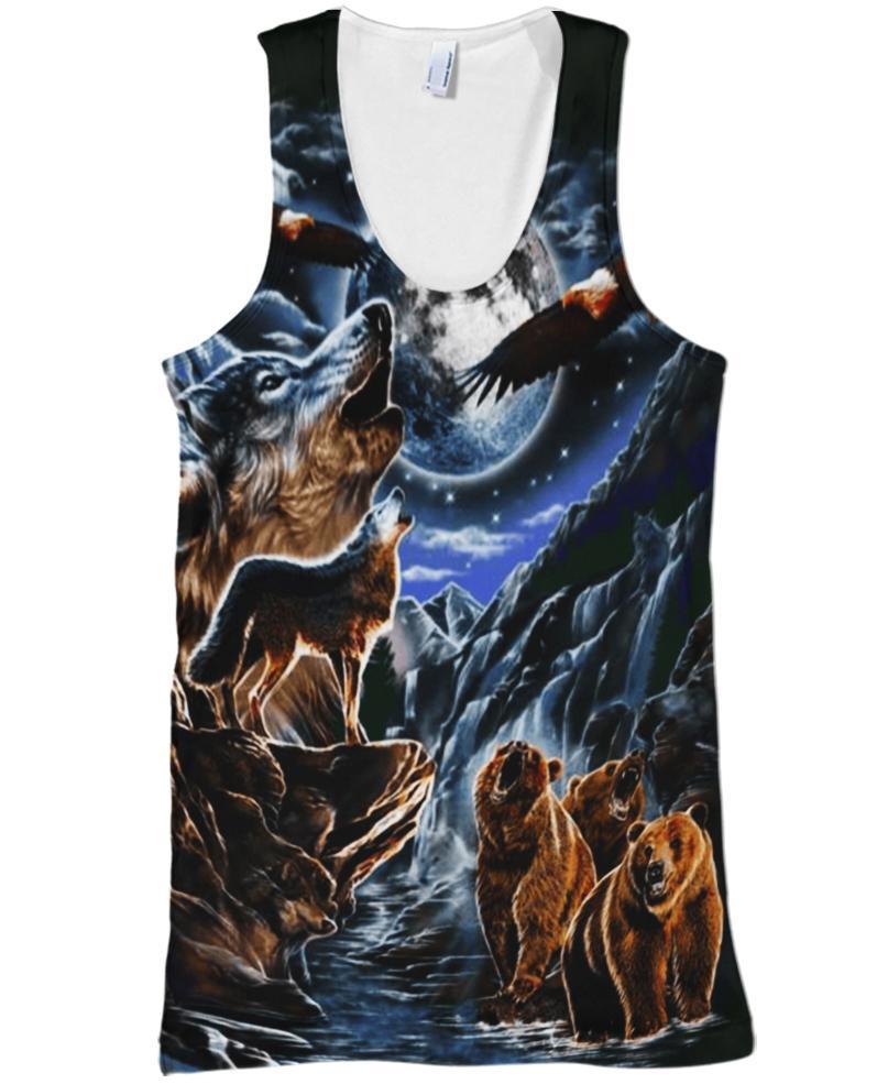 Native Animal 3D Hoodie - Native American Pride Shop