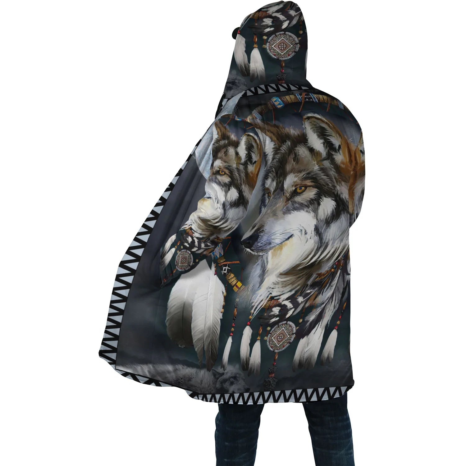 Native American Wolf Dreamcatcher Dream Cloak