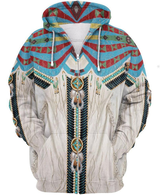 White Native Pattern WCS