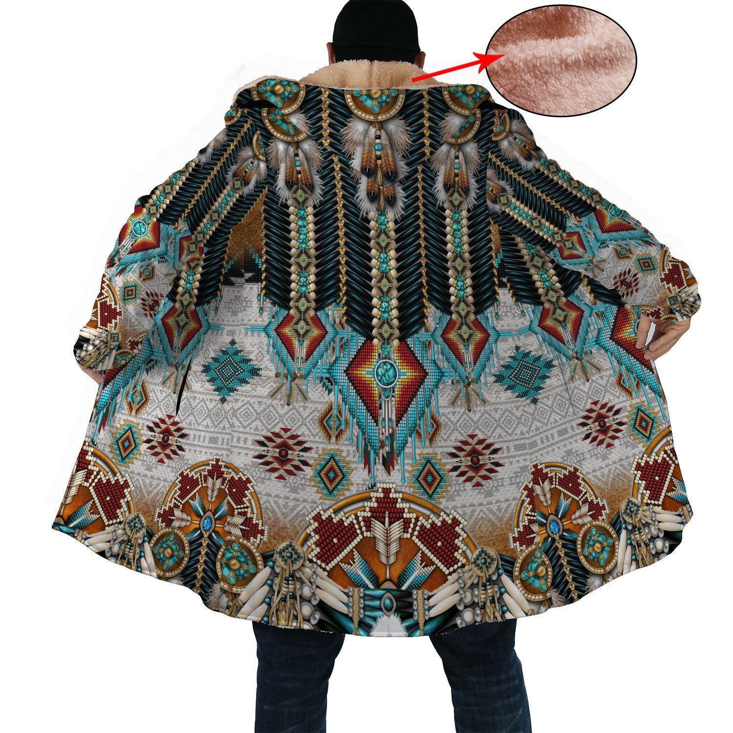 Abtract Pattern Native Cloak