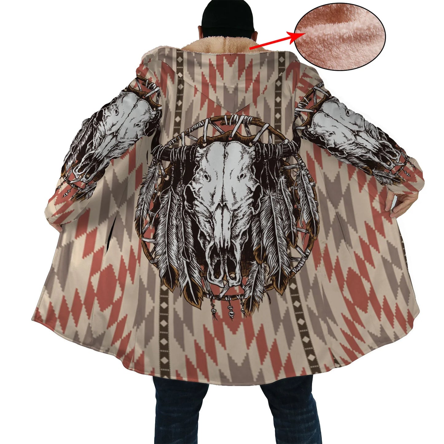 Native American Bufalo Pattern Dream Cloak