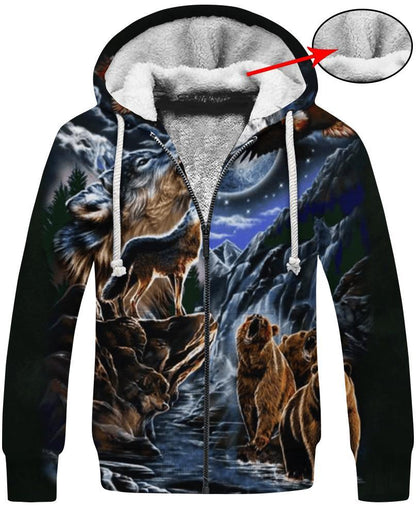 Native Animal 3D Hoodie - Native American Pride Shop