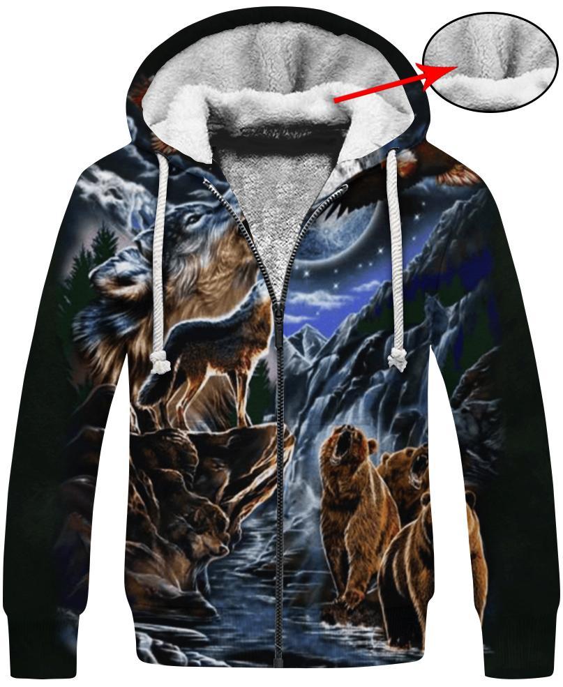 Native Animal 3D Hoodie - Native American Pride Shop
