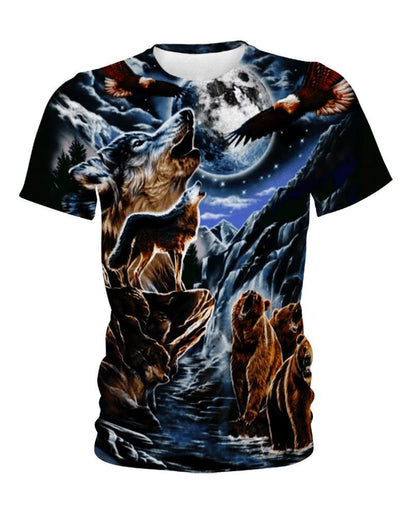 Native Animal 3D Hoodie - Native American Pride Shop