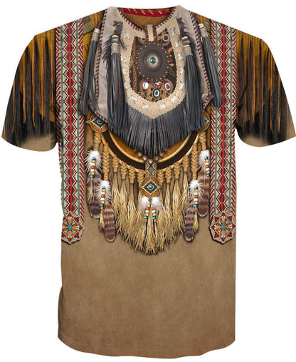 Native American Ancient Pattern 3D Hoodie - Native American Pride Shop