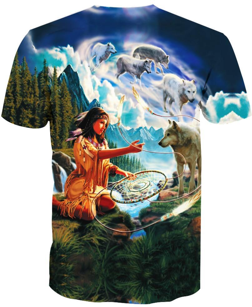 Native Nature 3D Hoodie - Native American Pride Shop