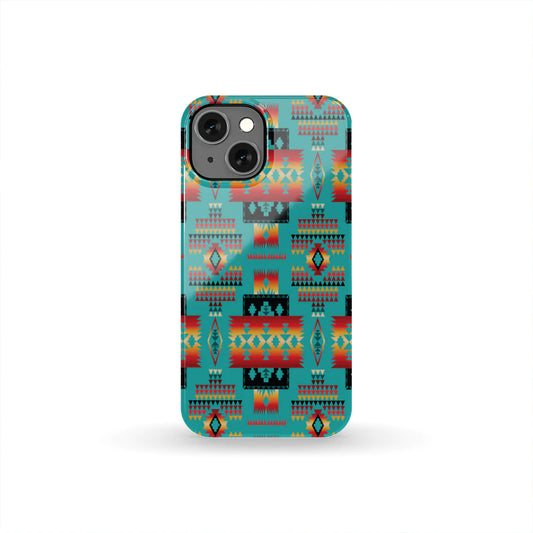 Blue Native Tribes Pattern Native American Phone Case NBD
