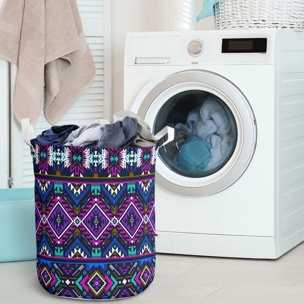 Purple Tribe Pattern Laundry Basket 7 NBD