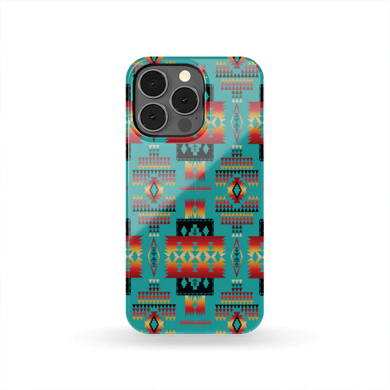 Blue Native Tribes Pattern Native American Phone Case NBD