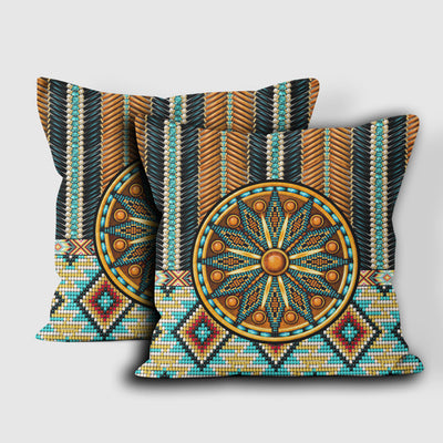 Pattern Beautiful Native American Pillow Cover WCS