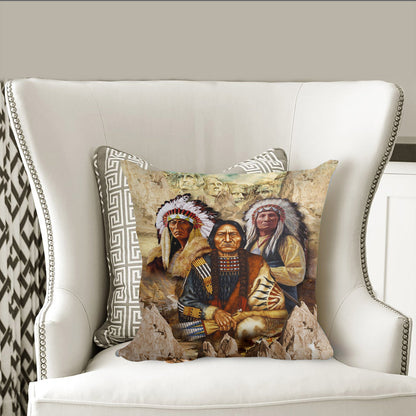 Sitting Bull Pillow Cover WCS