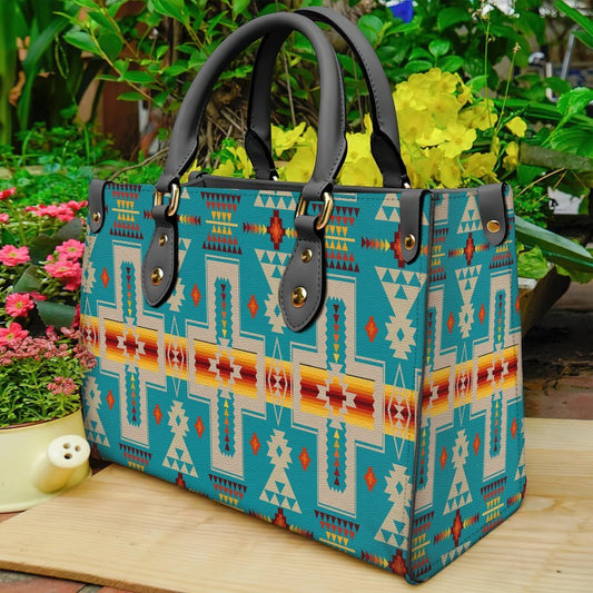 Turquoise Tribe Leather Bag NBD