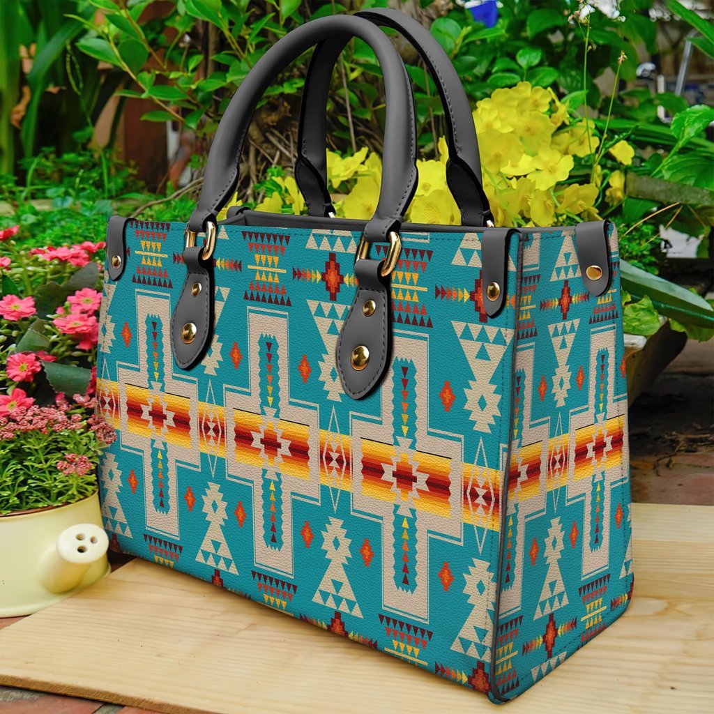 Turquoise Tribe Leather Bag NBD