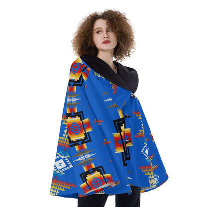 Native American Hooded Flared Coat NBD