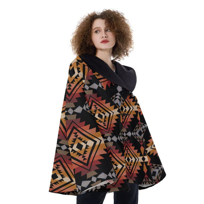 Native American Hooded Flared Coat NBD