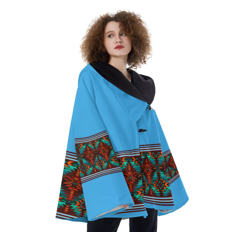 Native American Hooded Flared Coat NBD