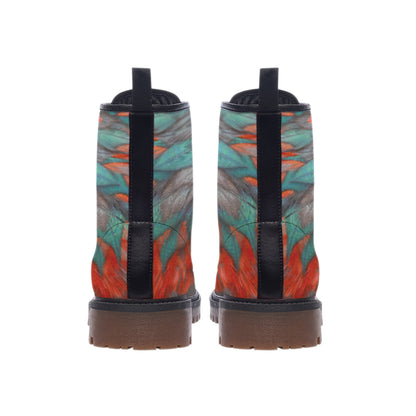 Pattern Native Leather Martin Short Boots NBD