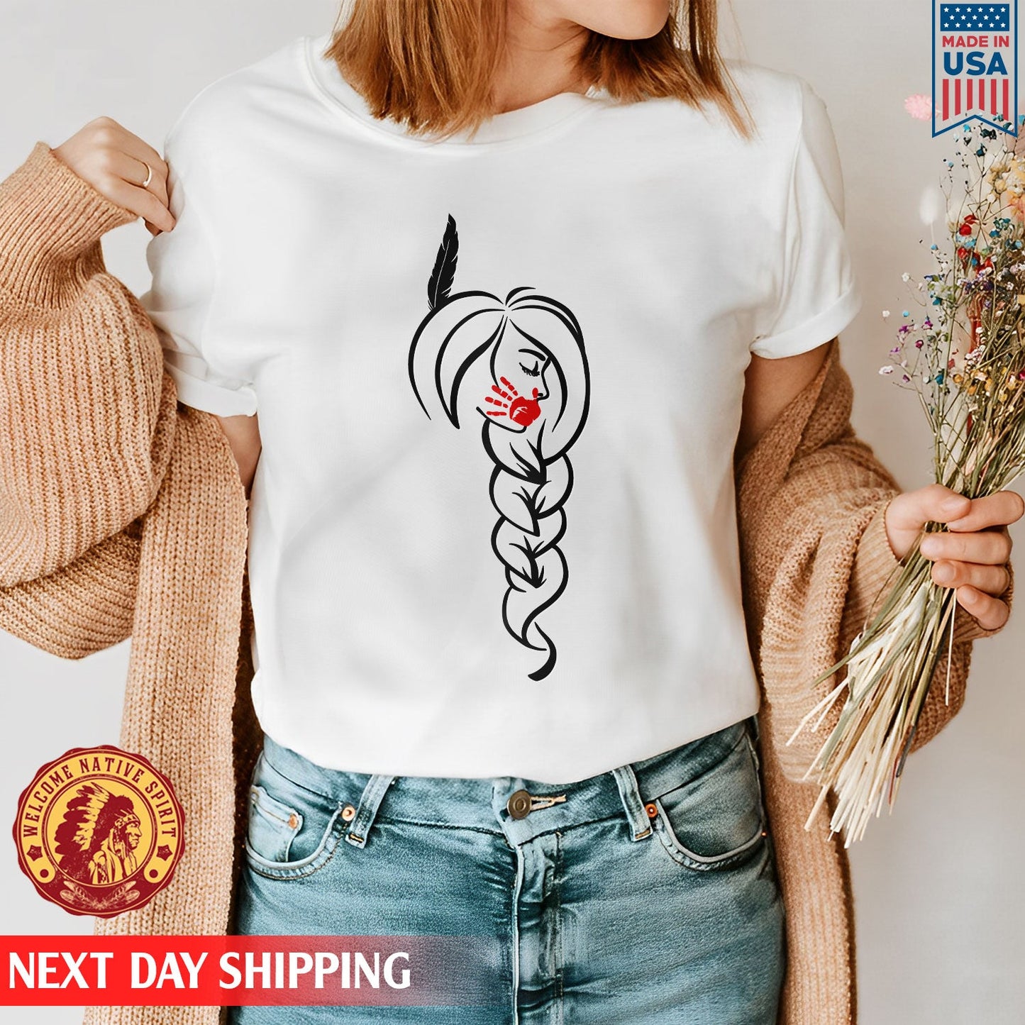 I Wear Red For My Sister, No More Stolen Sisters Shirts