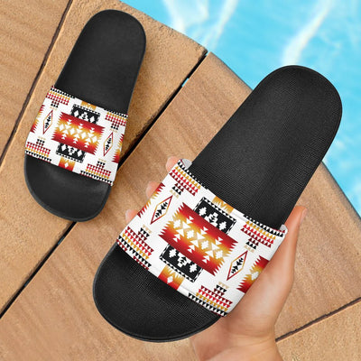 Pattern Native American Slide Sandals NBD