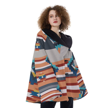 Native American Hooded Flared Coat NBD