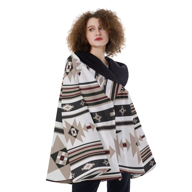 Native American Hooded Flared Coat NBD
