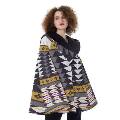 Native American Hooded Flared Coat NBD