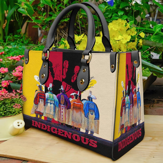 Native American Indigenous Leather Bag NBD