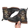 Skull Flag American Native Leather Martin Short Boots NBD