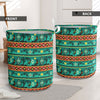 Kokopelli Myth Green Laundry Basket WCS