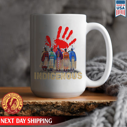MMIW Indigenous Ceramic Coffee Mug