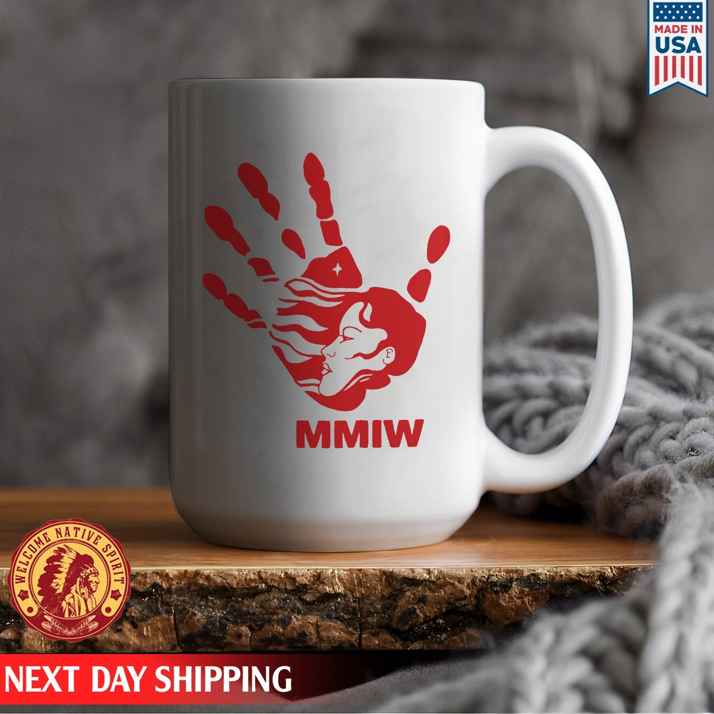 MMIW Indigenous Ceramic Coffee Mug