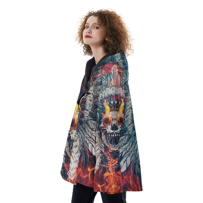 Native American Hooded Flared Coat NBD