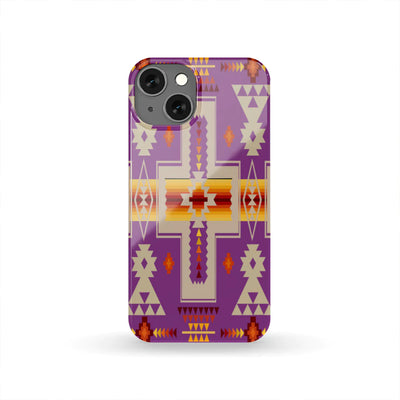 Light Purple Tribe Design Native American Phone Case NBD